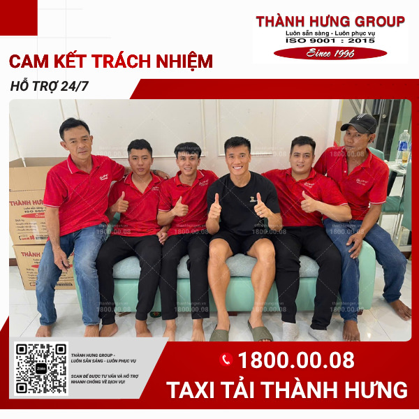 Cam kết trách nhiệm hỗ trợ 24/7